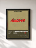 Tableau de l'album Exodus de Bob Marley & The Wailers, imprimé et encadré en France