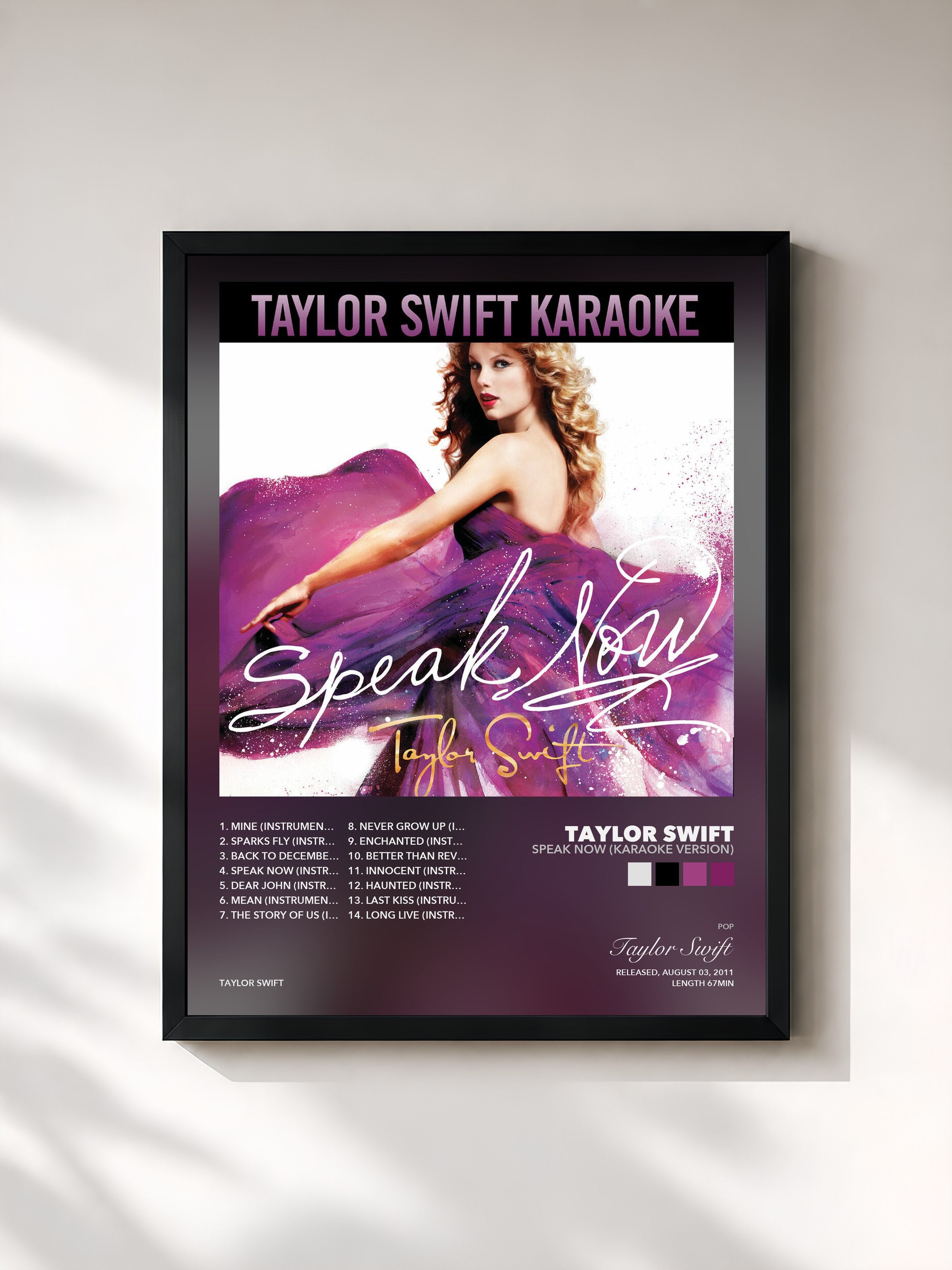 Taylor Swift – Speak Now (Karaoke Version)