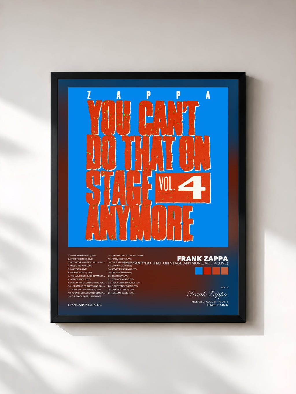 Frank Zappa – You Can't Do That On Stage Anymore, Vol. 4 (Live)