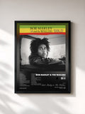 Tableau de l'album Gold de Bob Marley & The Wailers, imprimé et encadré en France