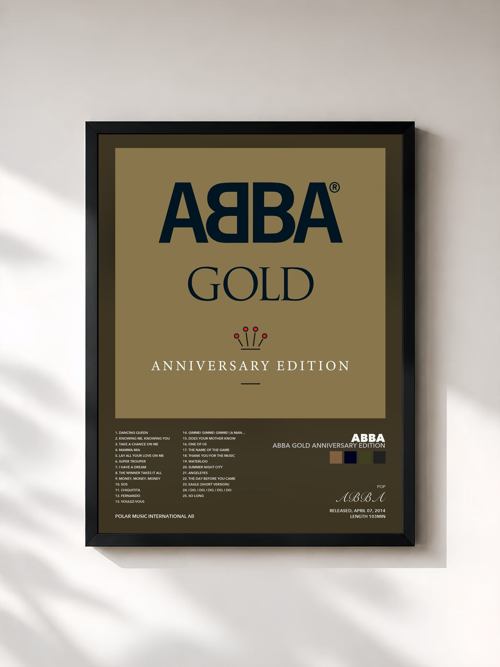 ABBA – Abba Gold Anniversary Edition