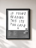 Drake – If You're Reading This It's Too Late
