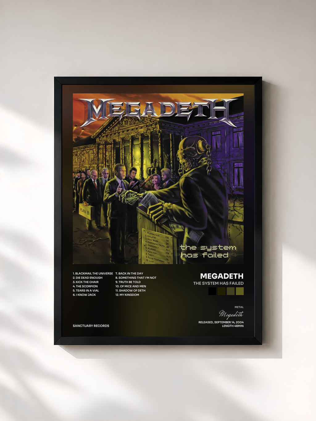 Megadeth · The System Has Failed
