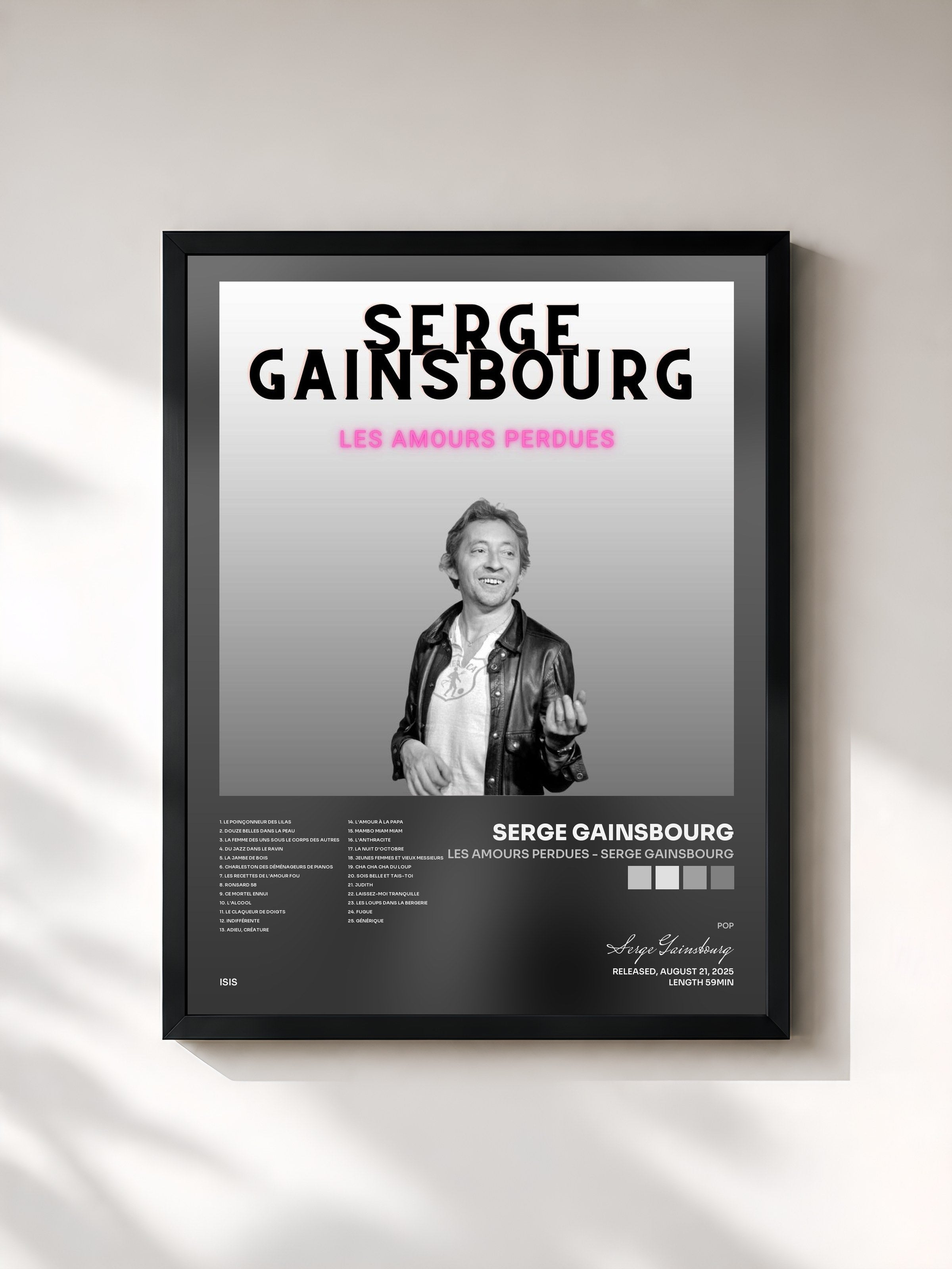 Serge Gainsbourg · Les amours perdues - Serge Gainsbourg