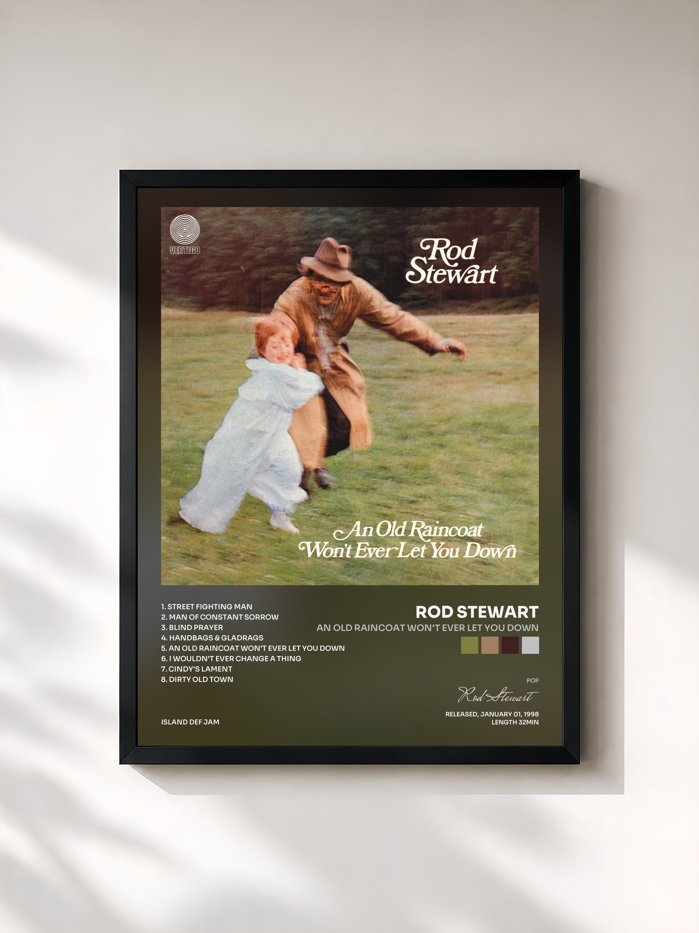 Rod Stewart · An Old Raincoat Won't Ever Let You Down