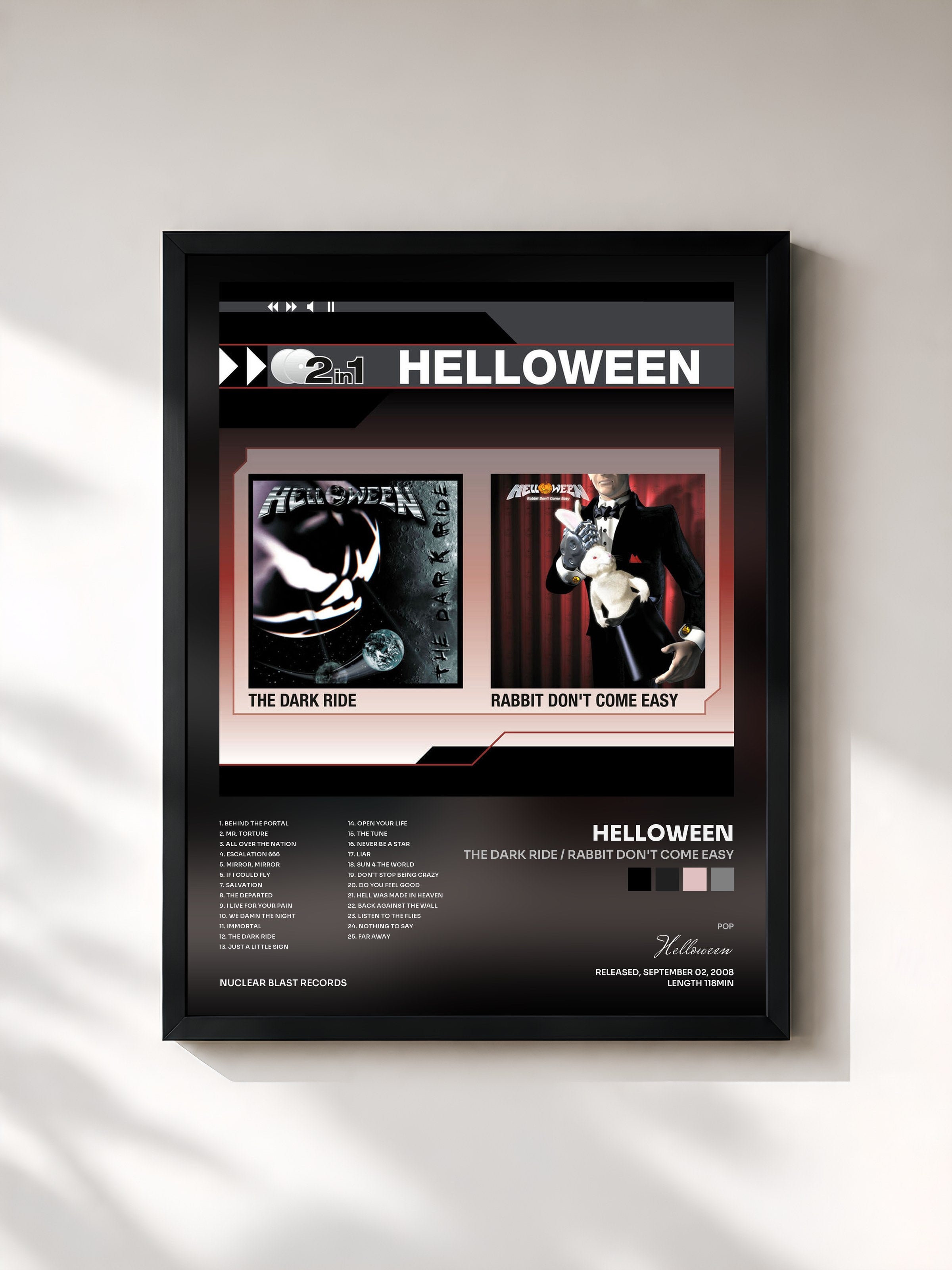 Helloween · The Dark Ride / Rabbit Don't Come Easy