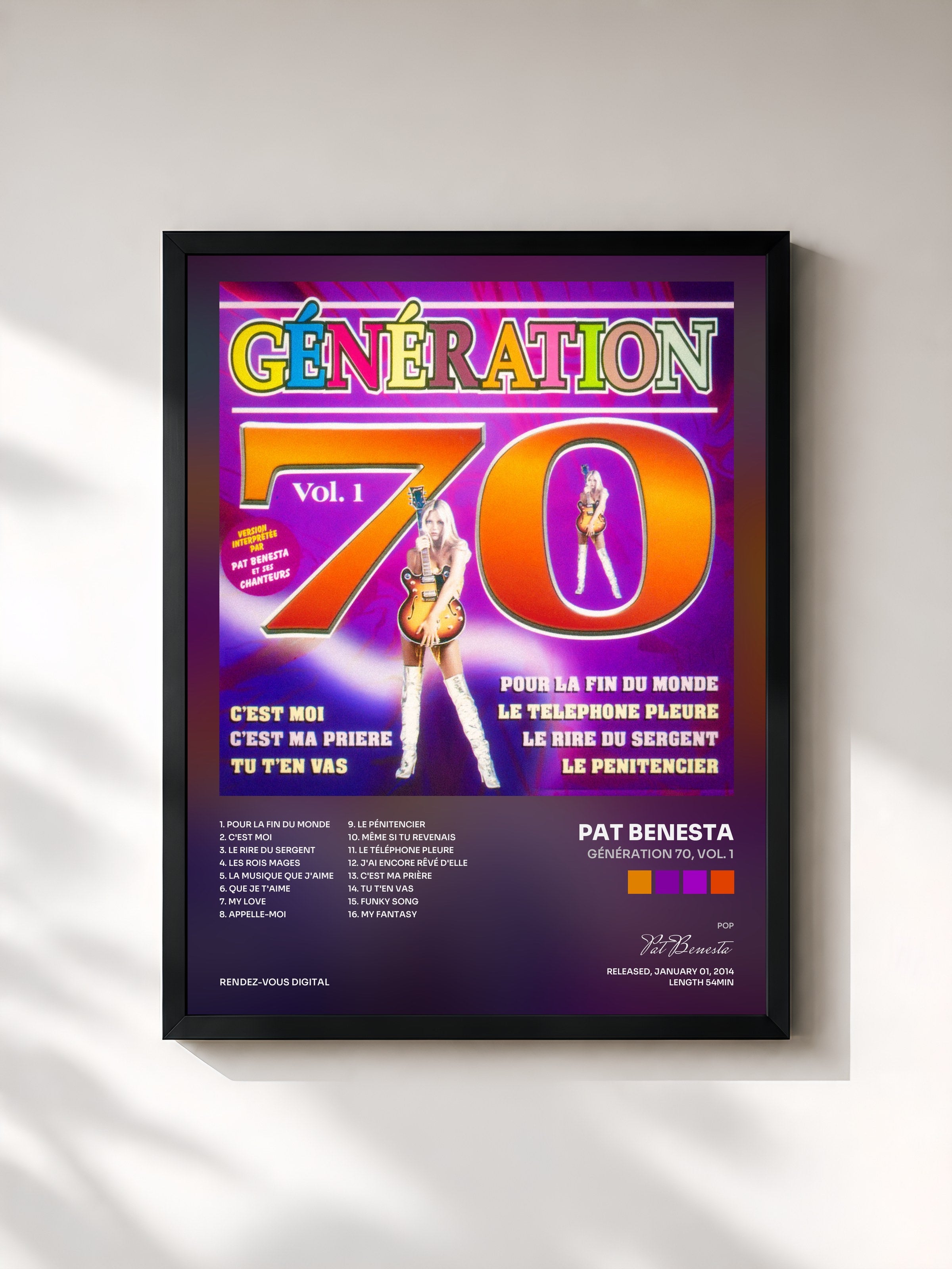 Pat Benesta · Génération 70, Vol. 1