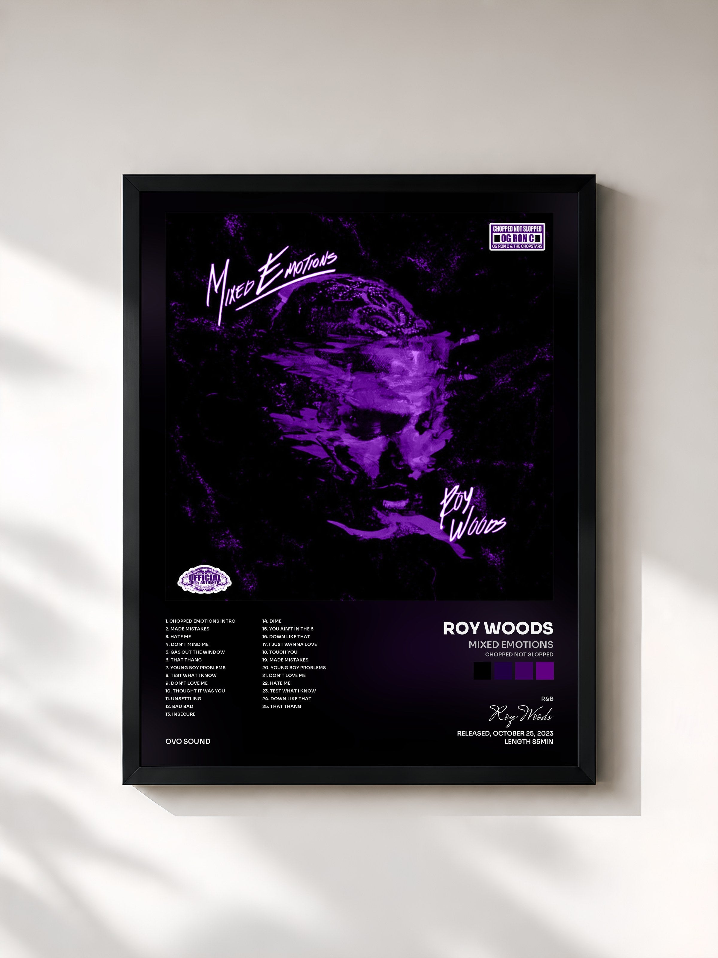Roy Woods · Mixed Emotions (Chopped Not Slopped)