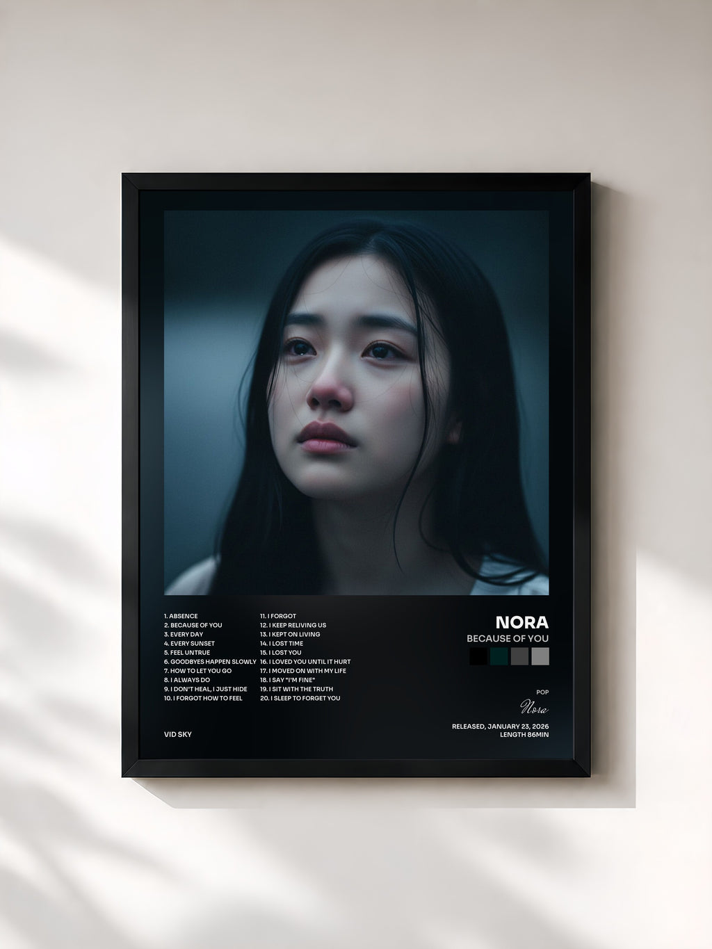 Nora · Because of You