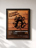 Tableau de l'album Burnin' de Bob Marley & The Wailers, imprimé et encadré en France