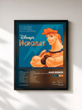 Tableau de l'album Hercules (Original Motion Picture Soundtrack) de Alan Menken, imprimé et encadré en France