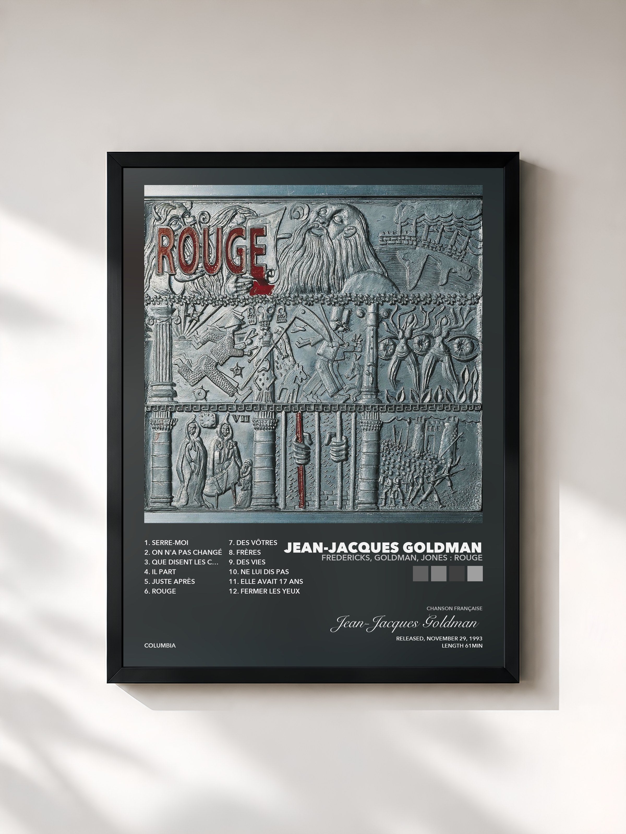 Jean-Jacques Goldman – Fredericks, Goldman, Jones : Rouge