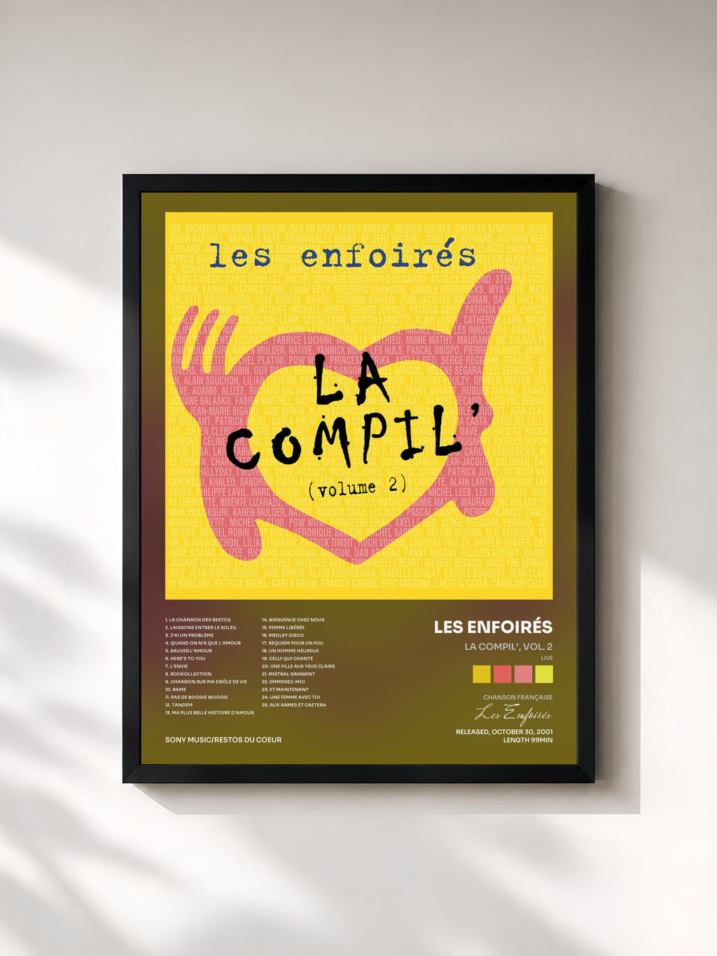 Les Enfoirés · La compil', Vol. 2 (Live)