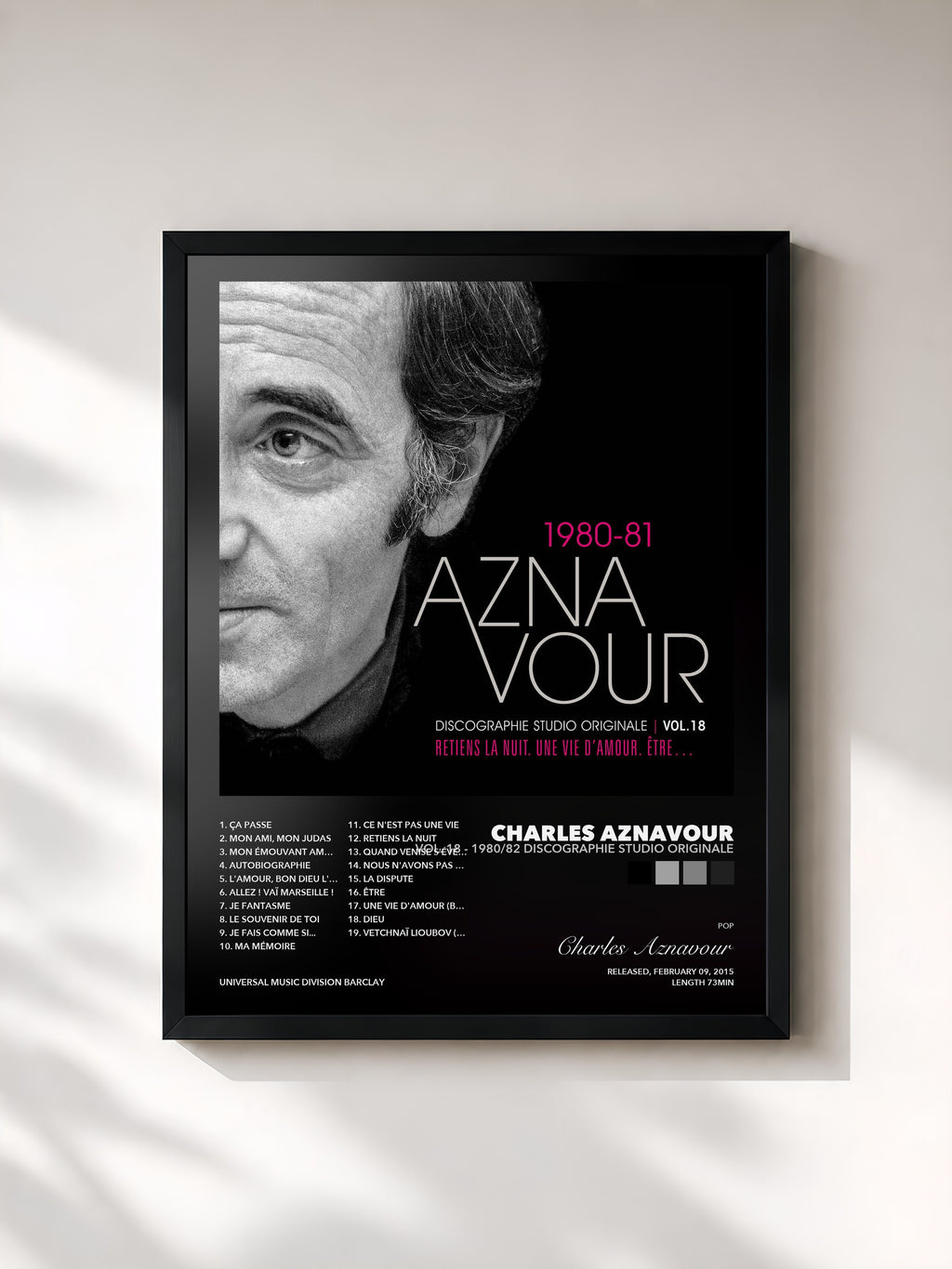 Charles Aznavour – Vol. 18 - 1980/82 Discographie studio originale