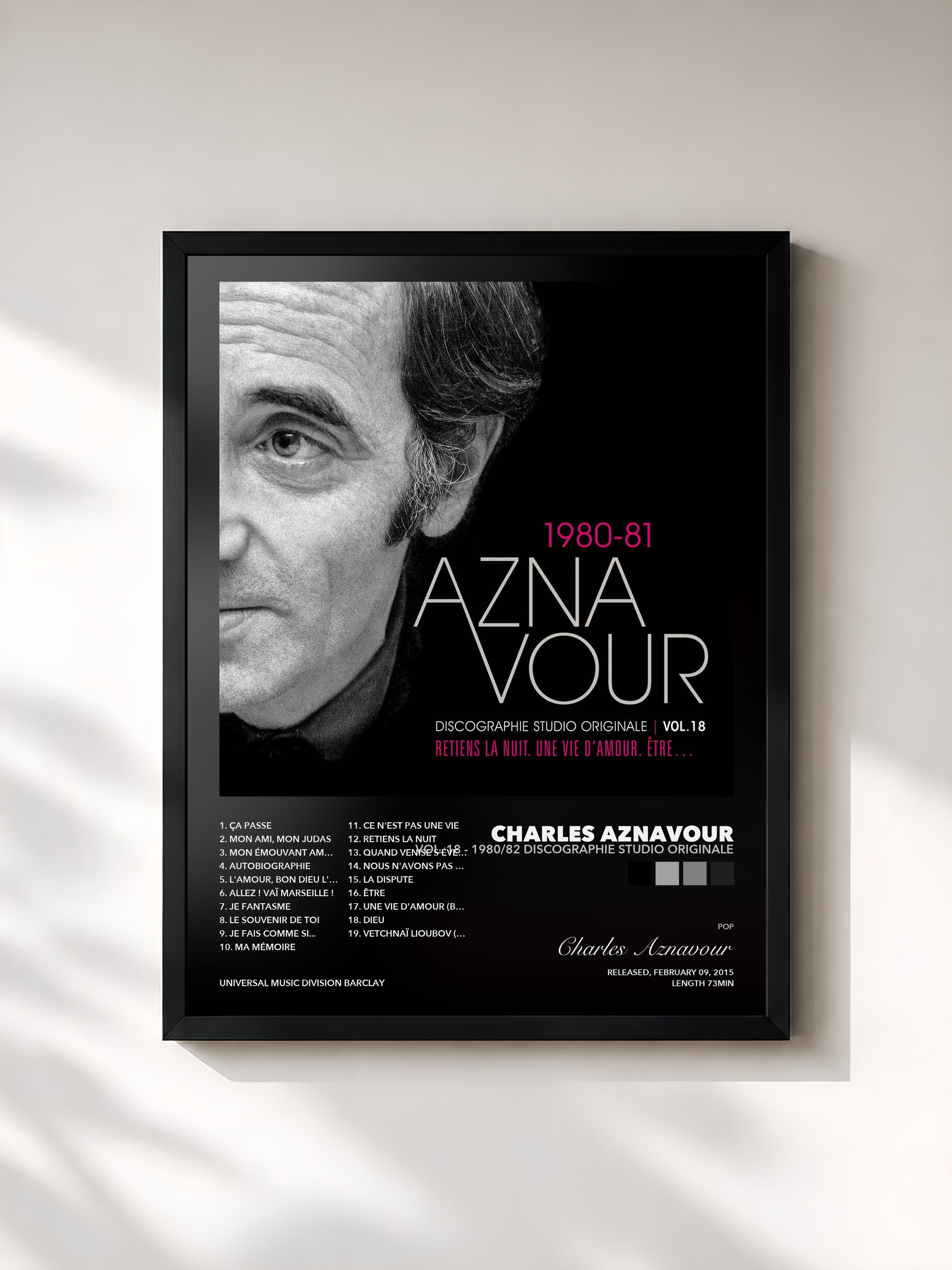 Charles Aznavour – Vol. 18 - 1980/82 Discographie studio originale