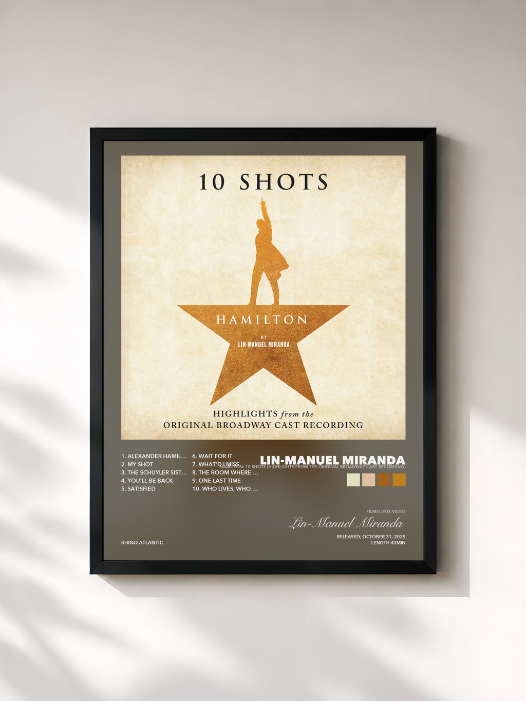 Lin-Manuel Miranda – Hamilton: 10 Shots (Highlights From The Original Broadway Cast Recording)