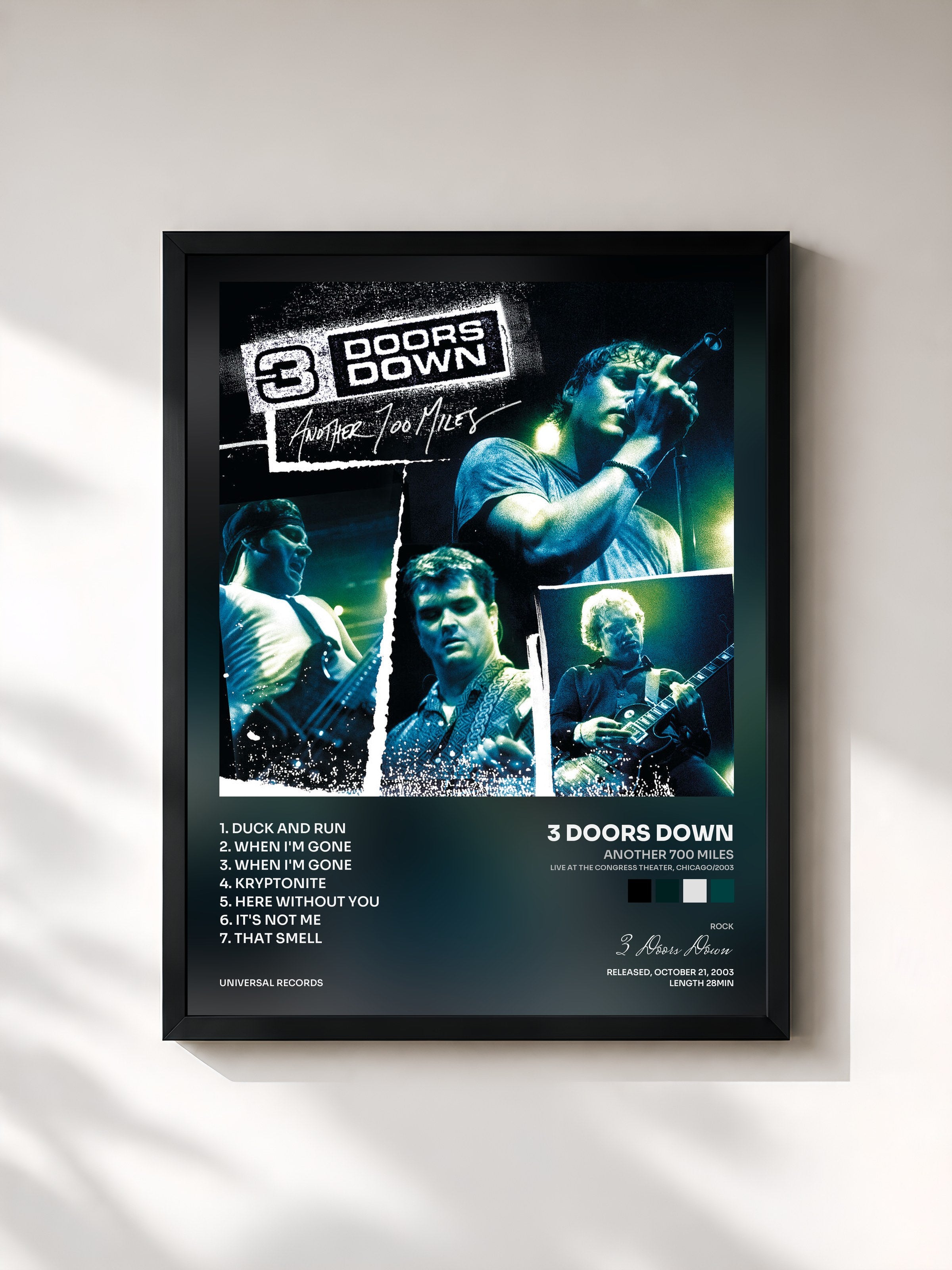 3 Doors Down · Another 700 Miles (Live At The Congress Theater, Chicago/2003)