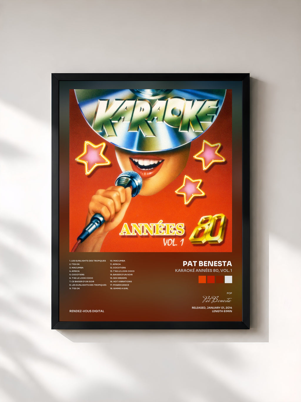 Pat Benesta · Karaoké années 80, Vol. 1