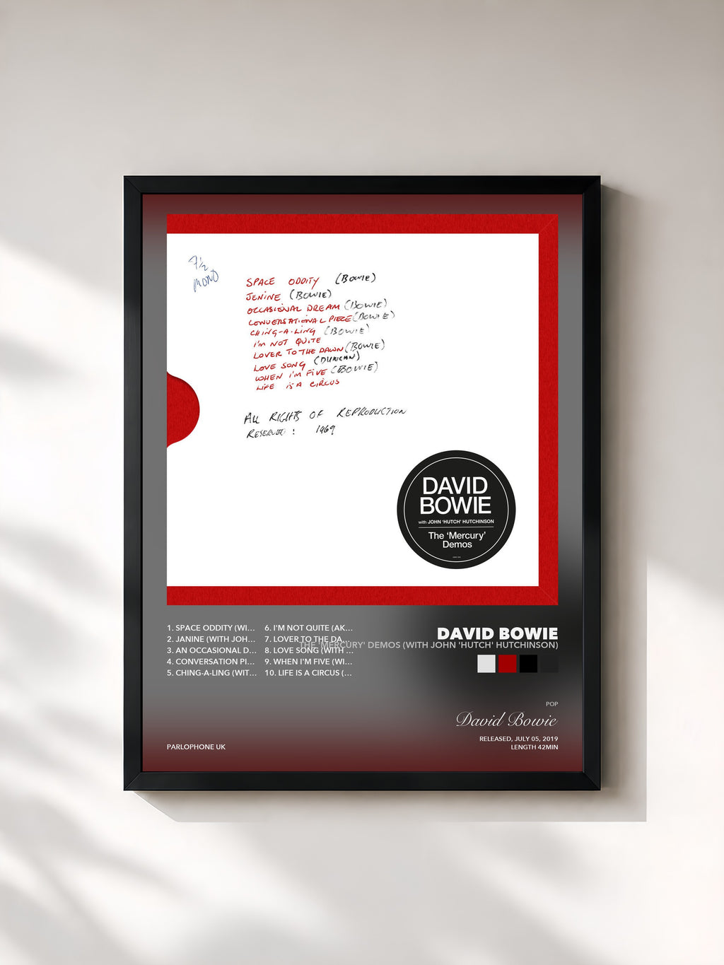 David Bowie – The 'Mercury' Demos (with John 'Hutch' Hutchinson)