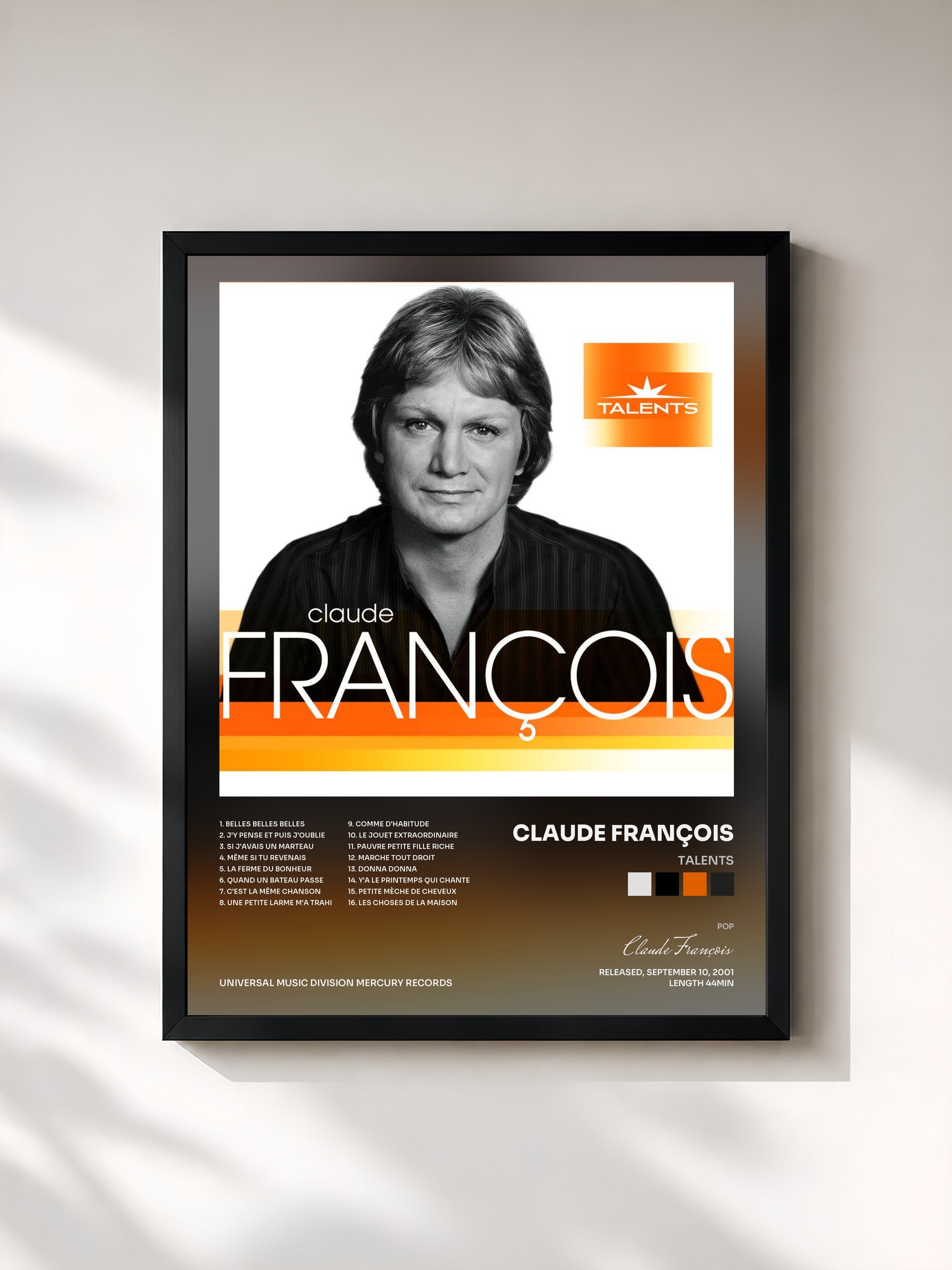 Claude François · Talents