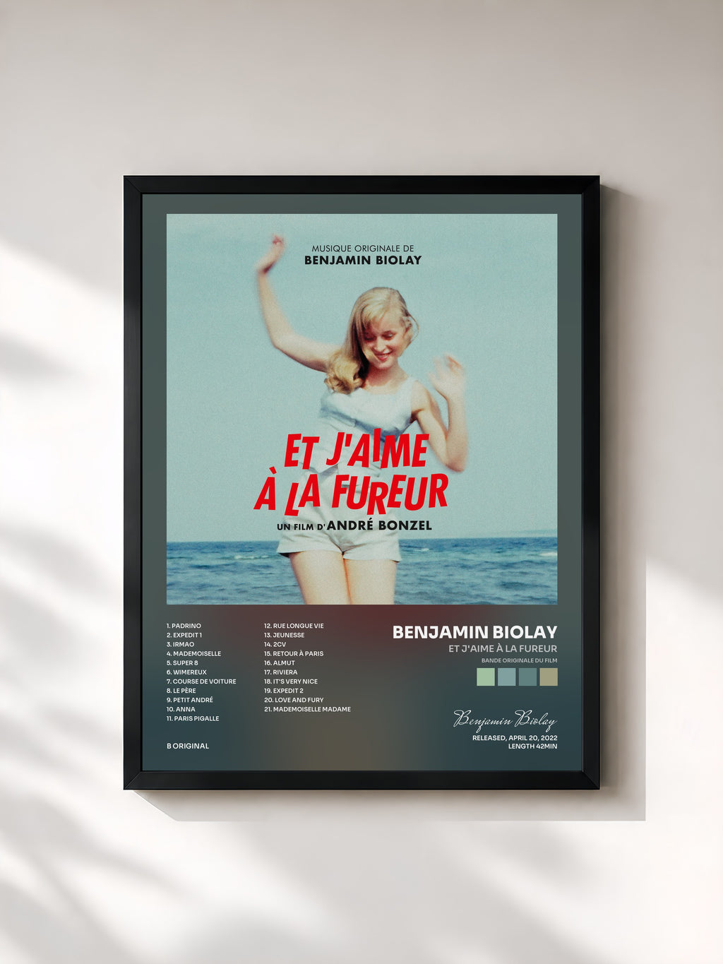 Benjamin Biolay · Et j'aime à la fureur (Bande originale du film)