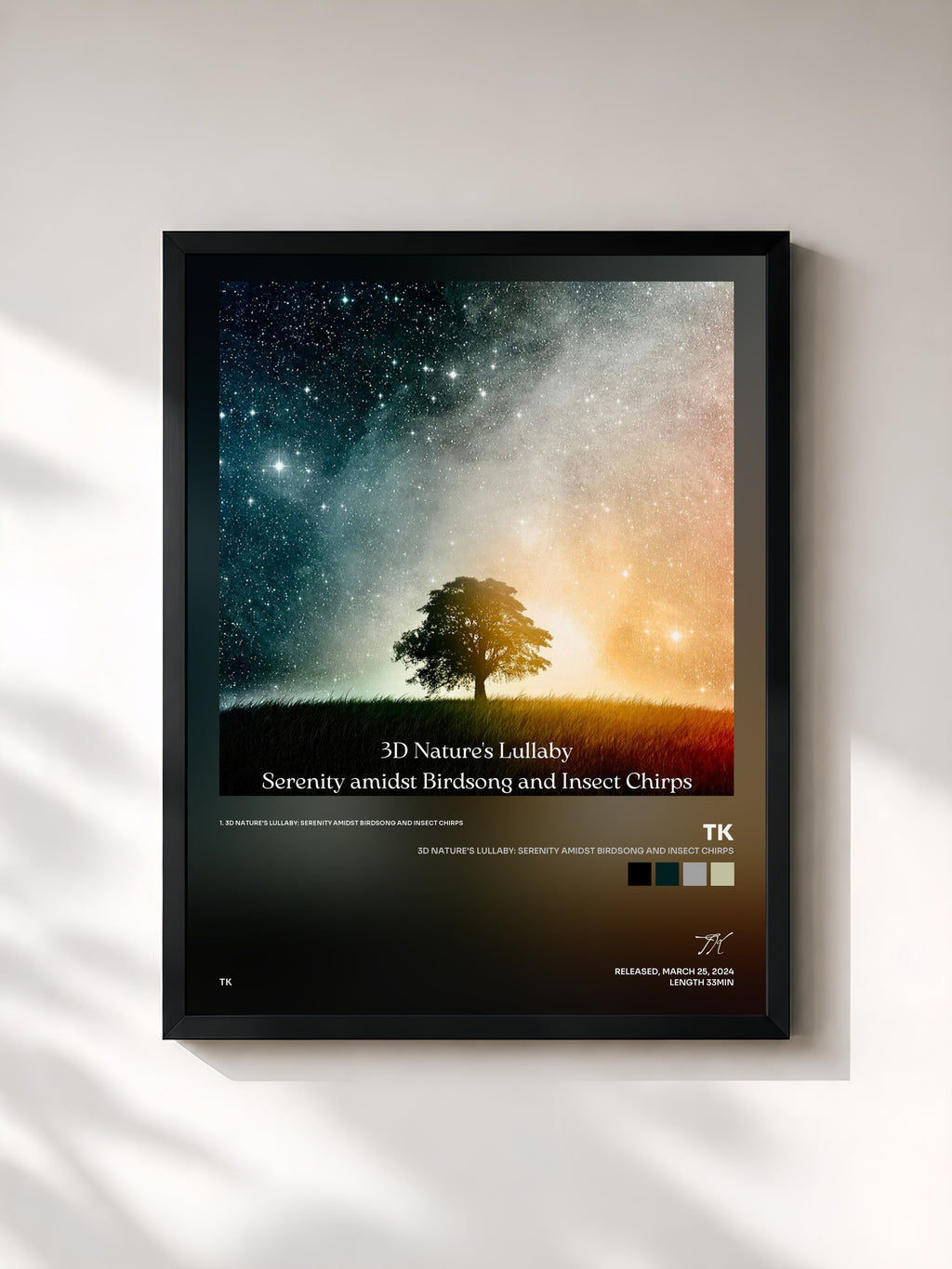 TK · 3D Nature's Lullaby: Serenity amidst Birdsong and Insect Chirps