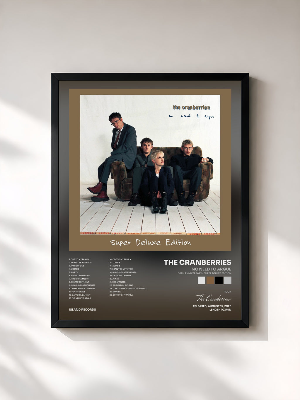 The Cranberries · No Need To Argue (30th Anniversary / Super Deluxe Edition)