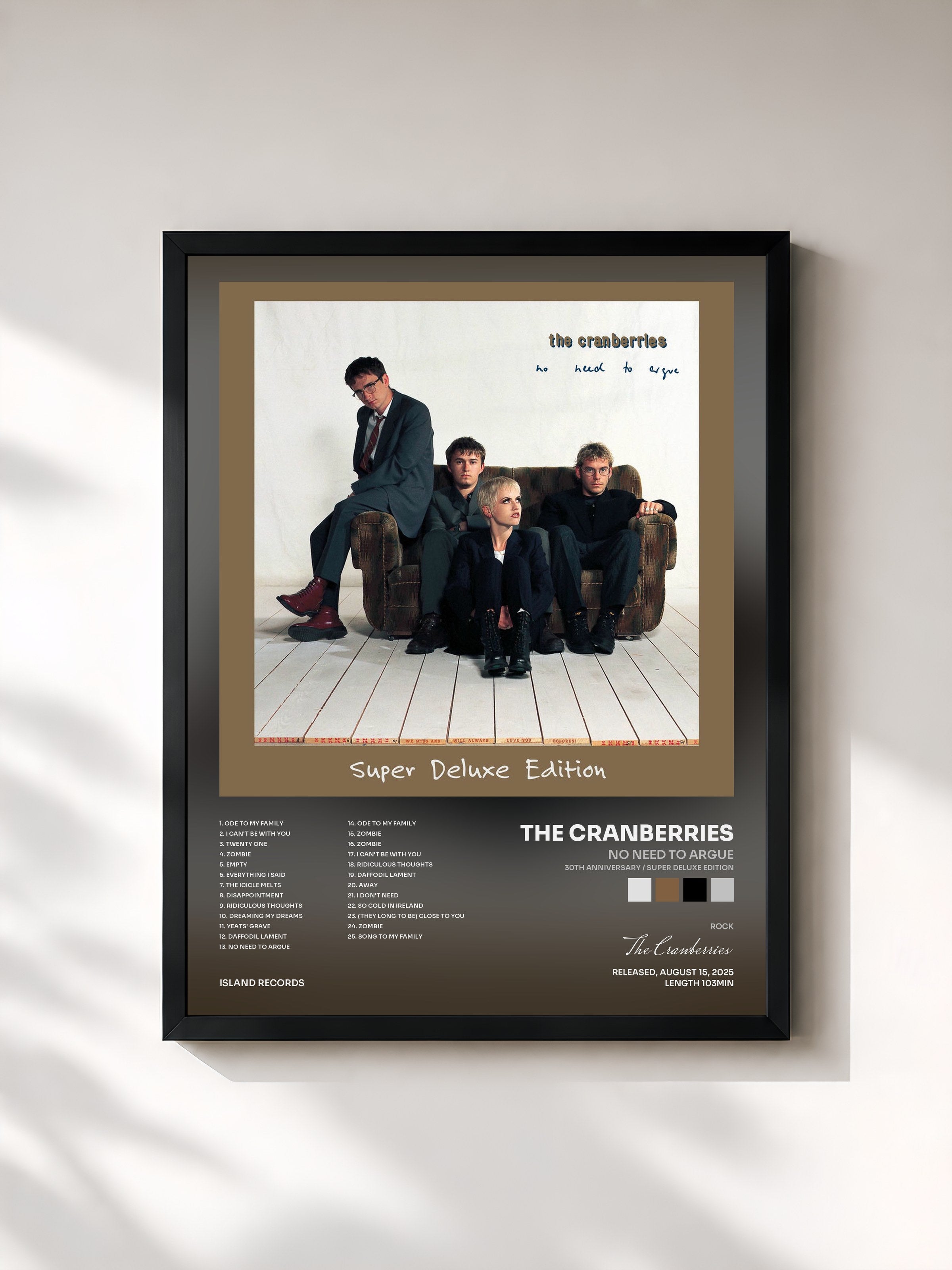 The Cranberries · No Need To Argue (30th Anniversary / Super Deluxe Edition)
