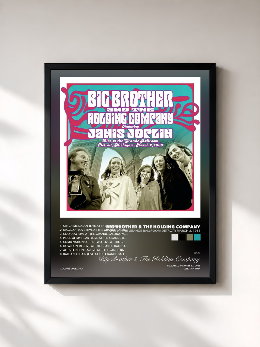 Big Brother & The Holding Company – Live at the Grande Ballroom Detroit; March 2, 1968