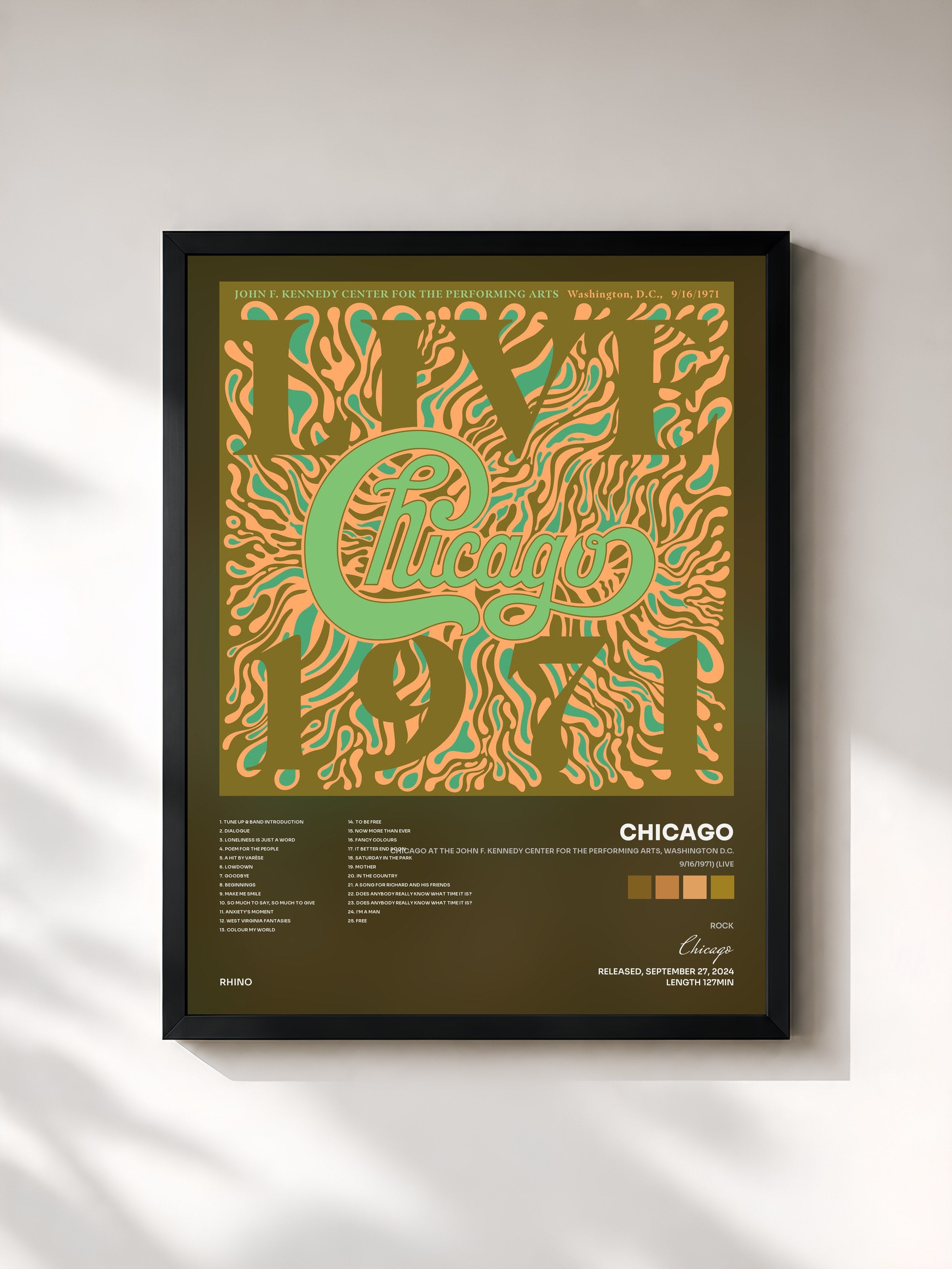 Chicago · Chicago At The John F. Kennedy Center For The Performing Arts, Washington D.C. (9/16/1971) (Live)