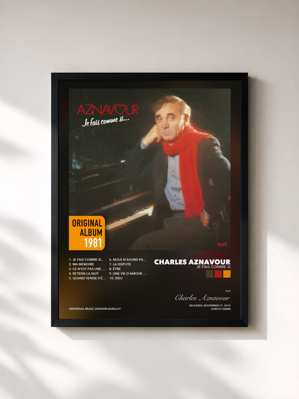 Charles Aznavour – Je fais comme si