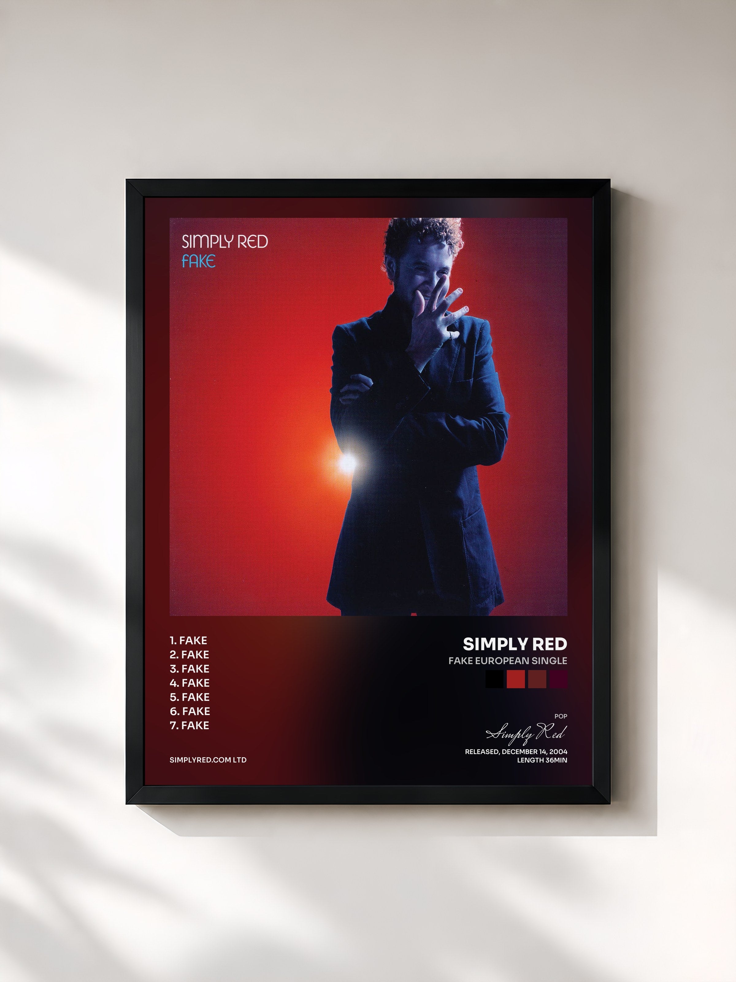 Simply Red · Fake European Single