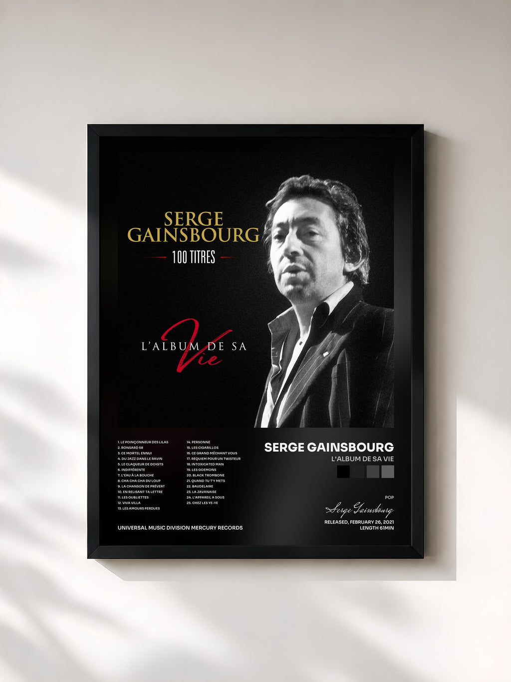 Serge Gainsbourg · L'album de sa vie