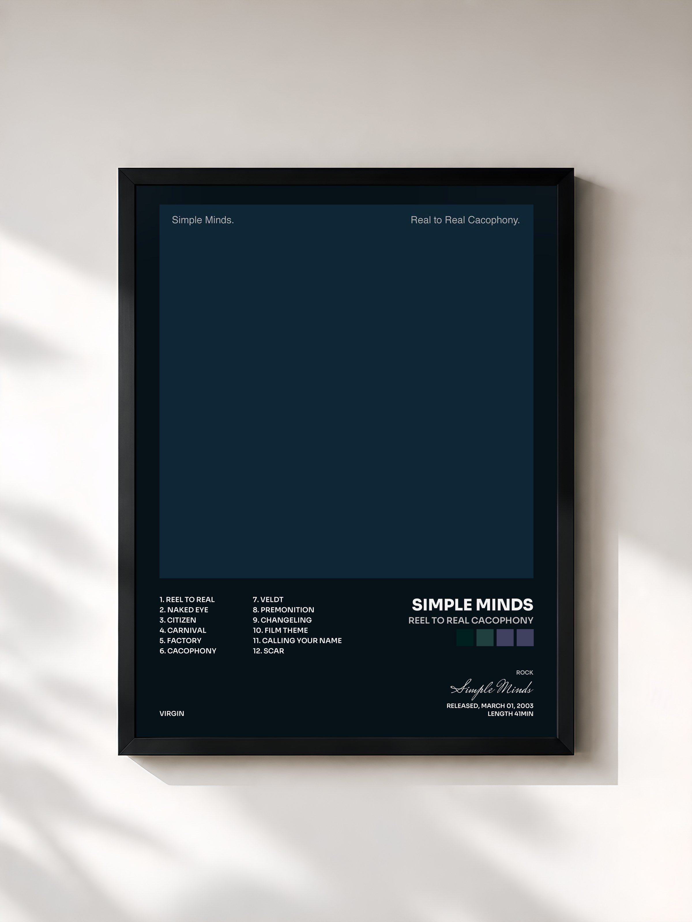 Simple Minds · Reel To Real Cacophony