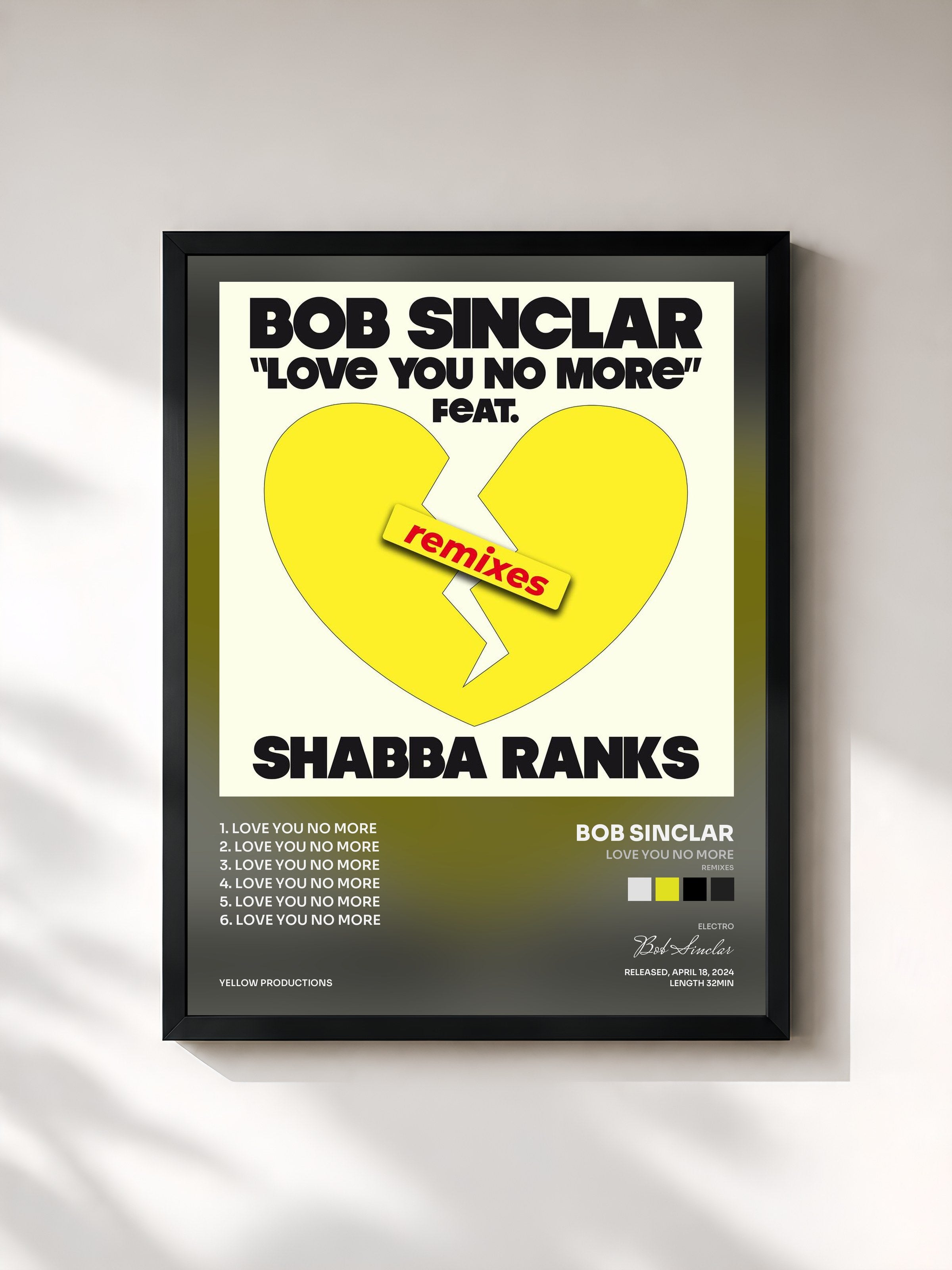 Bob Sinclar · Love You No More (Remixes)