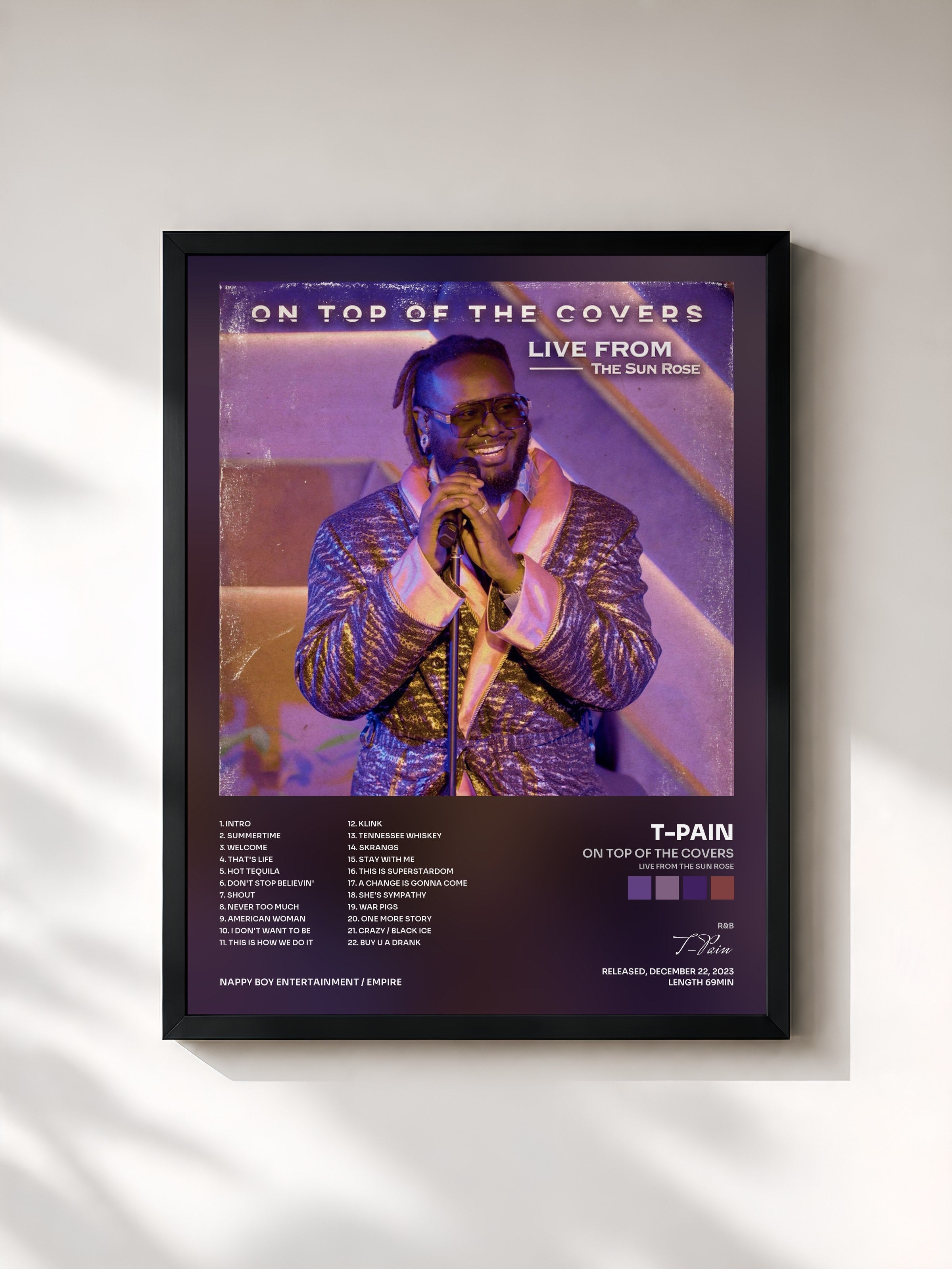 T-Pain · On Top of The Covers (Live from The Sun Rose)