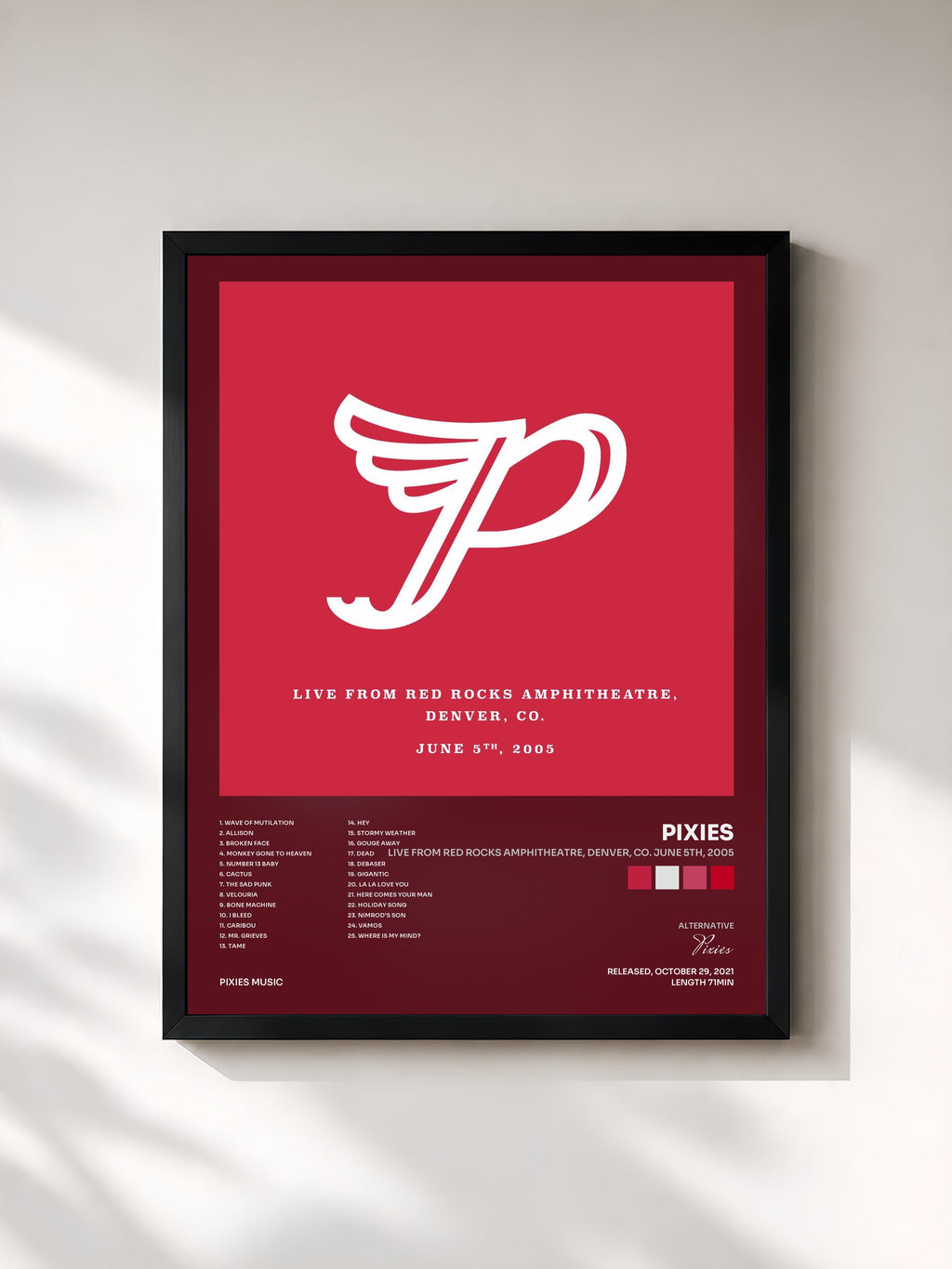 Pixies · Live from Red Rocks Amphitheatre, Denver, CO. June 5th, 2005