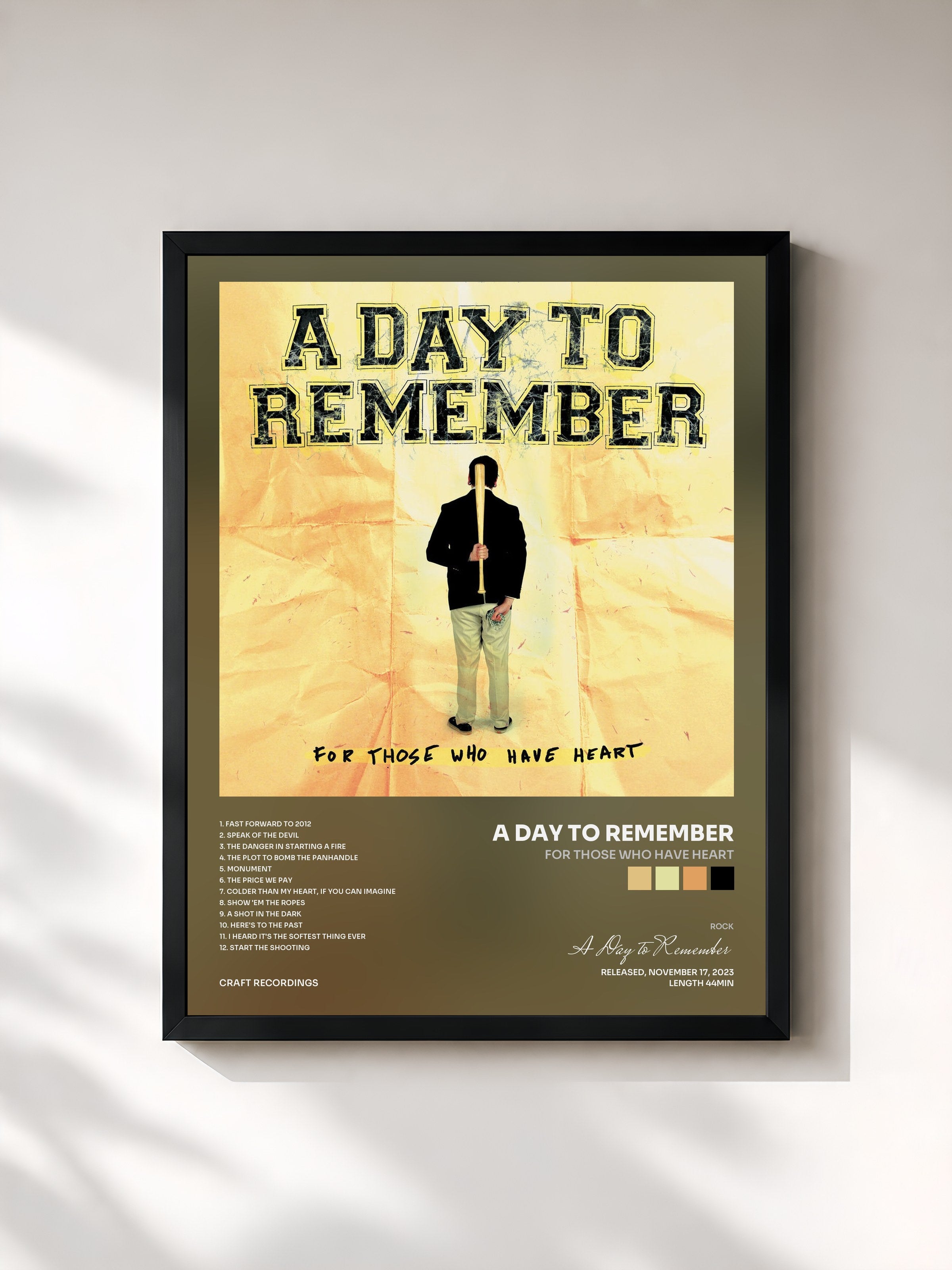 A Day to Remember · For Those Who Have Heart