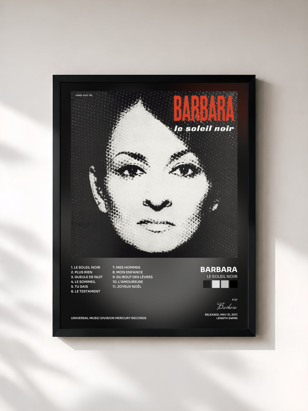 Barbara · Le Soleil Noir