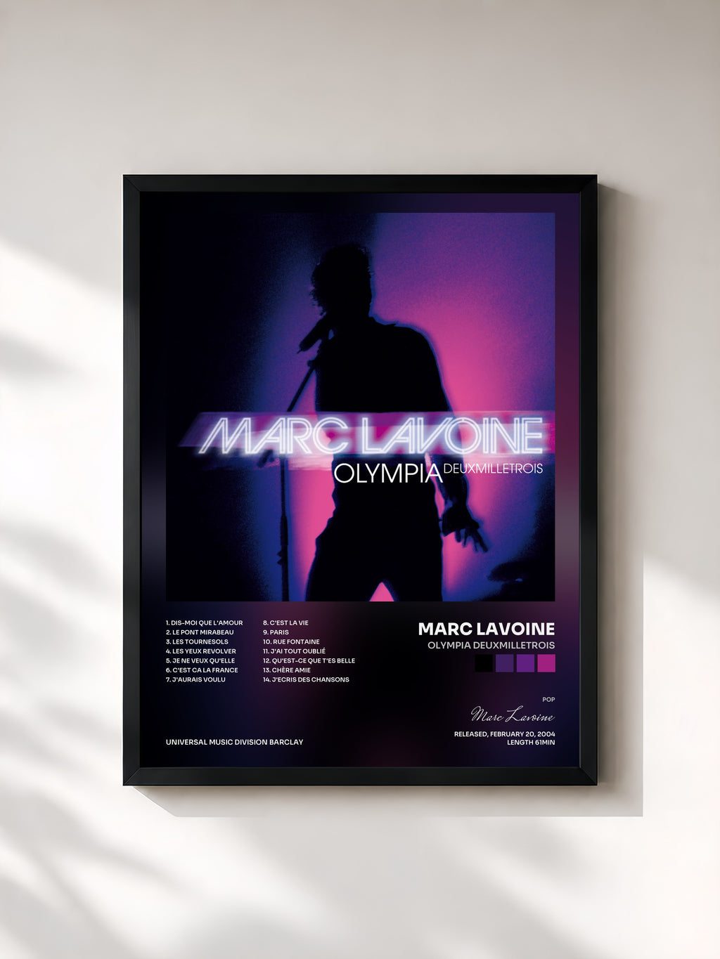 Marc Lavoine · Olympia DeuxMilleTrois