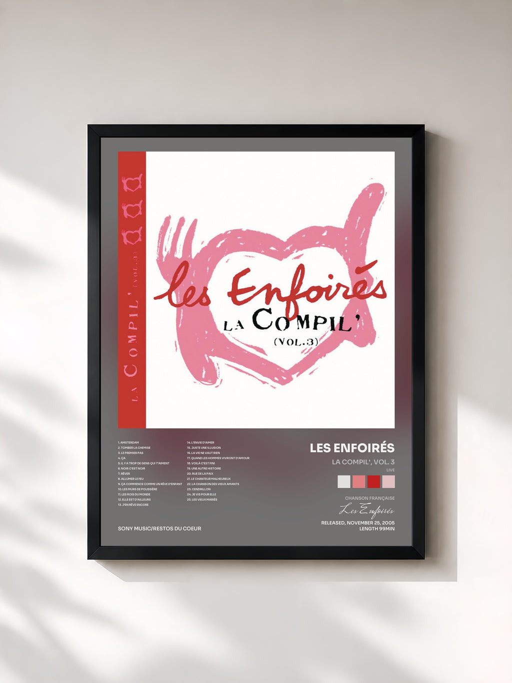 Les Enfoirés · La compil', Vol. 3 (Live)