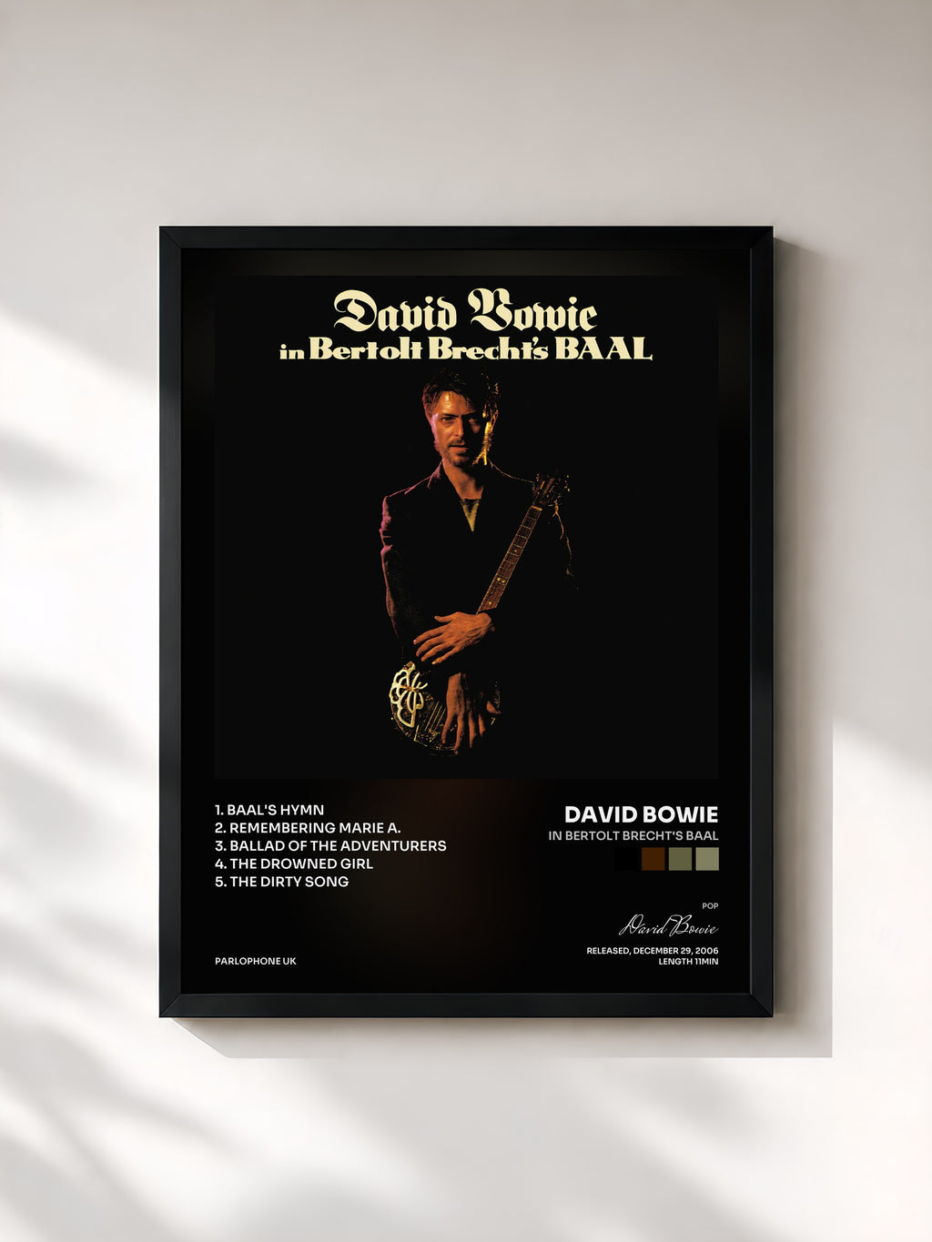 David Bowie · In Bertolt Brecht's Baal