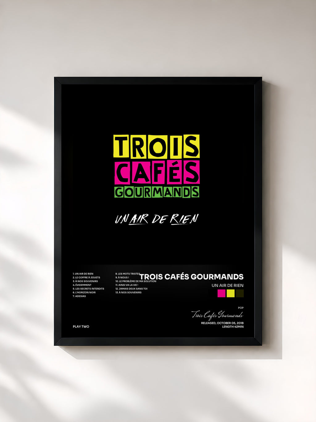 Trois Cafés Gourmands · Un air de rien