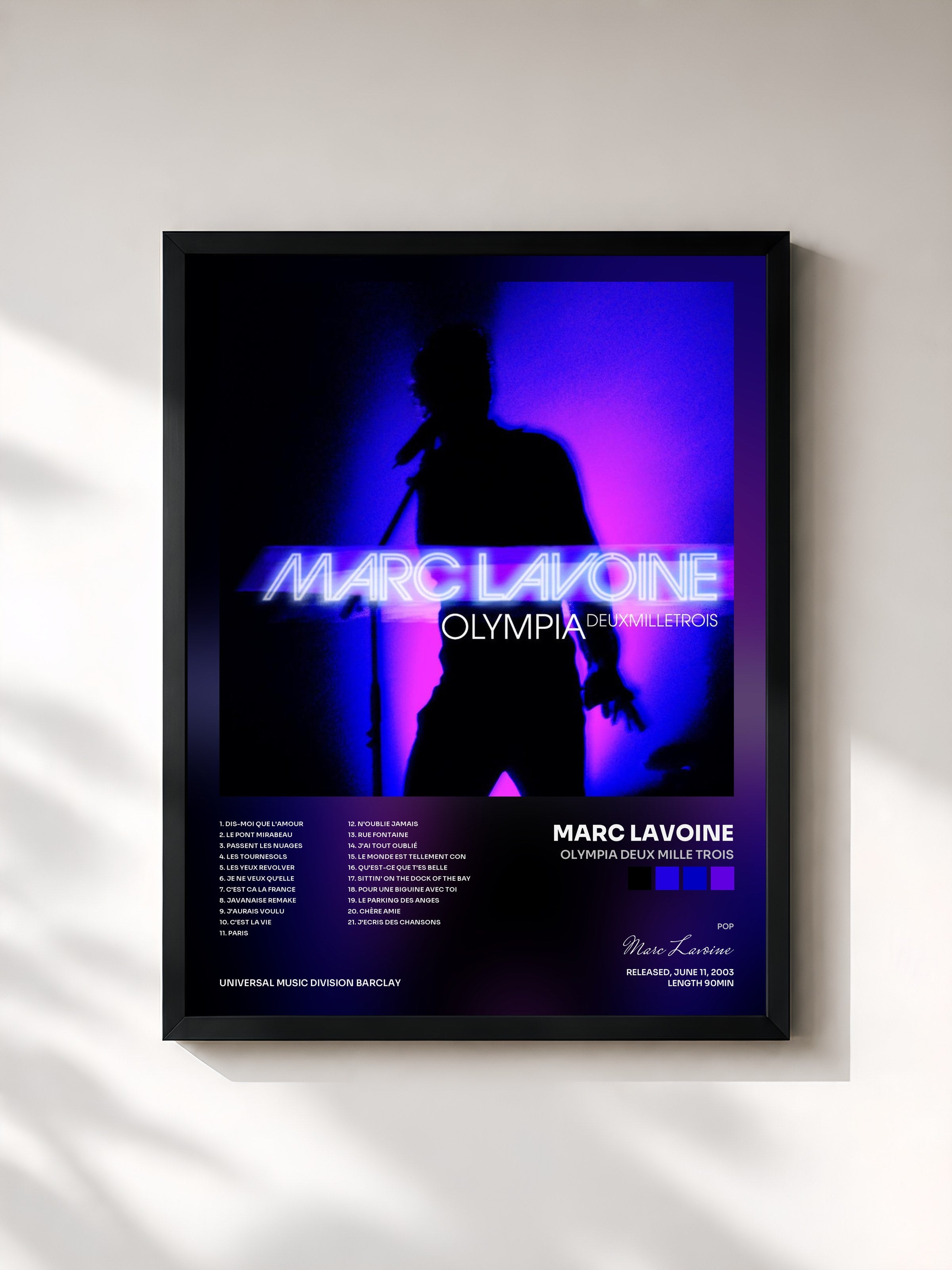 Marc Lavoine · Olympia Deux Mille Trois