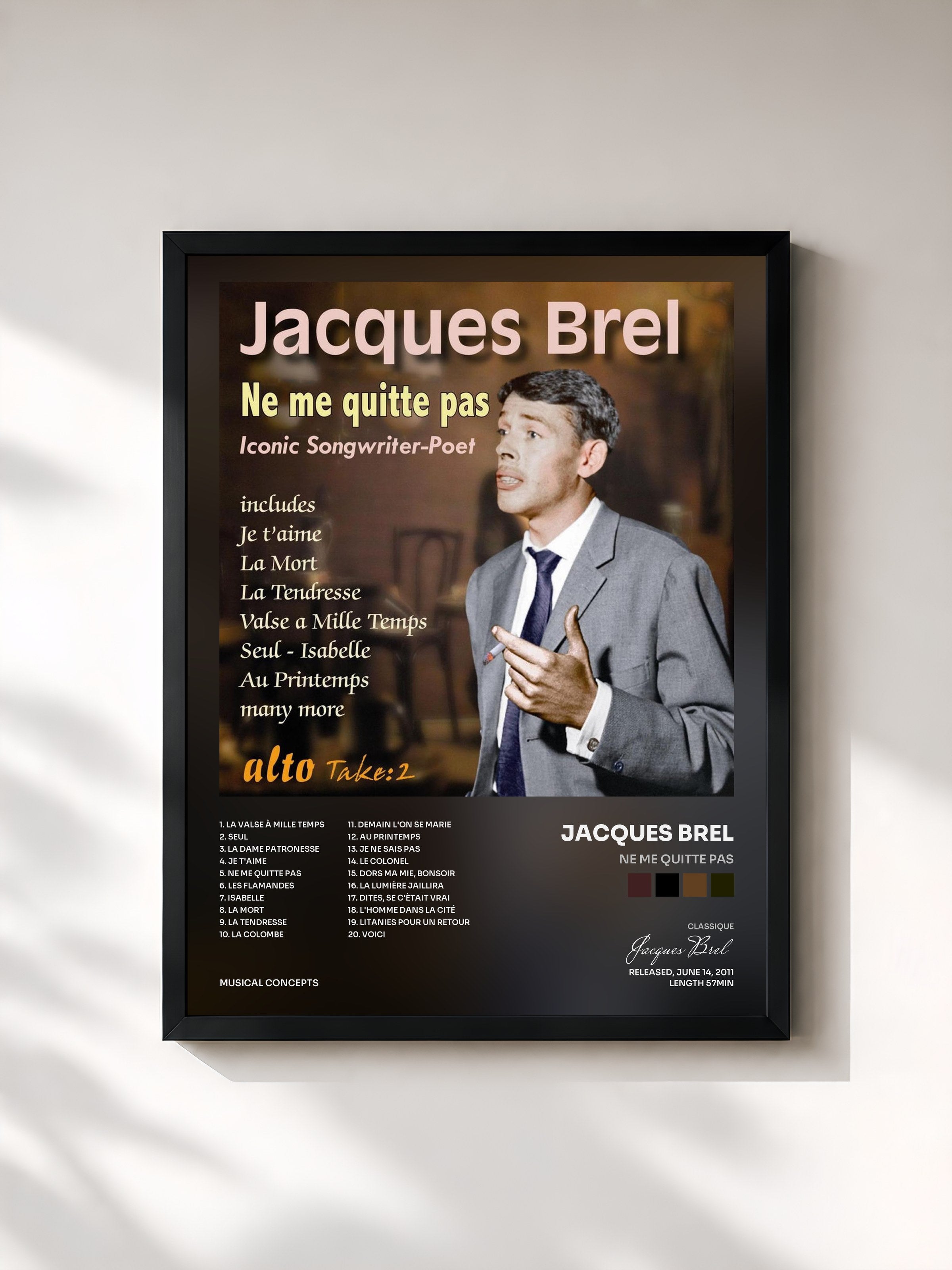 Jacques Brel · Ne Me Quitte Pas