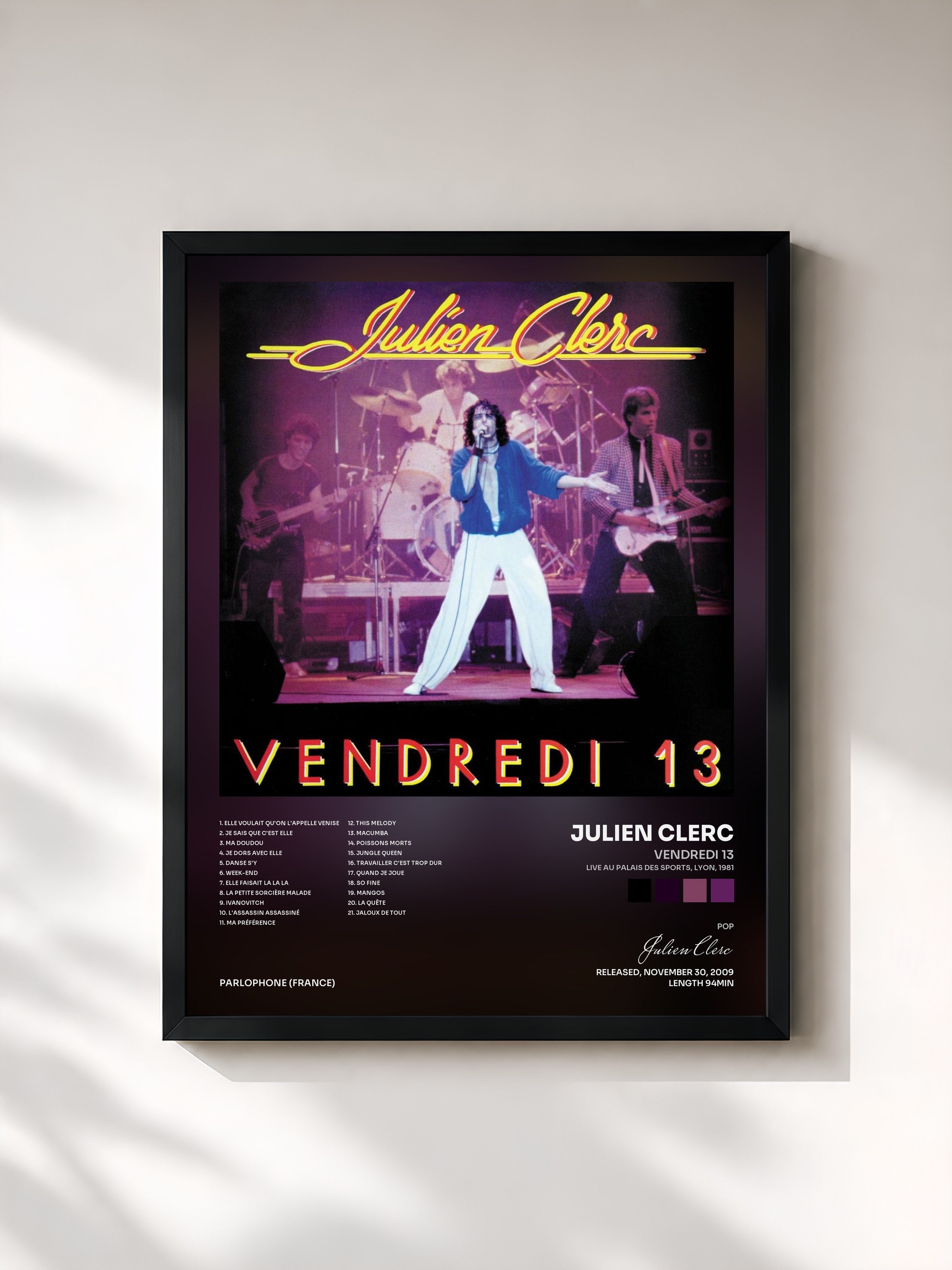 Julien Clerc · Vendredi 13 (Live au Palais des Sports, Lyon, 1981)