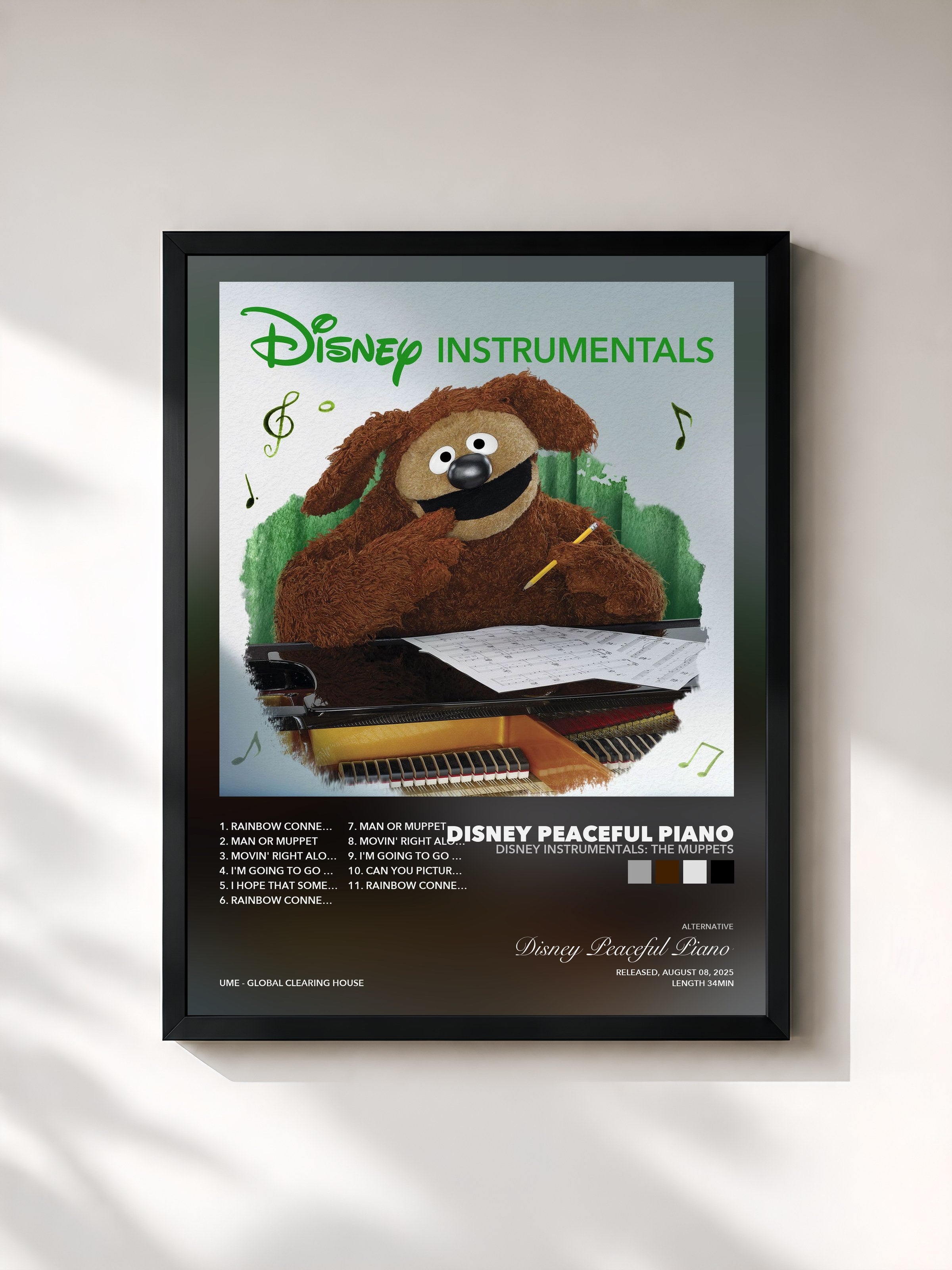 Disney Peaceful Piano – Disney Instrumentals: The Muppets