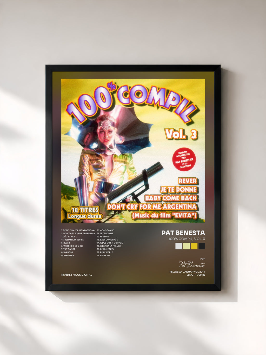 Pat Benesta · 100% compil, Vol. 3