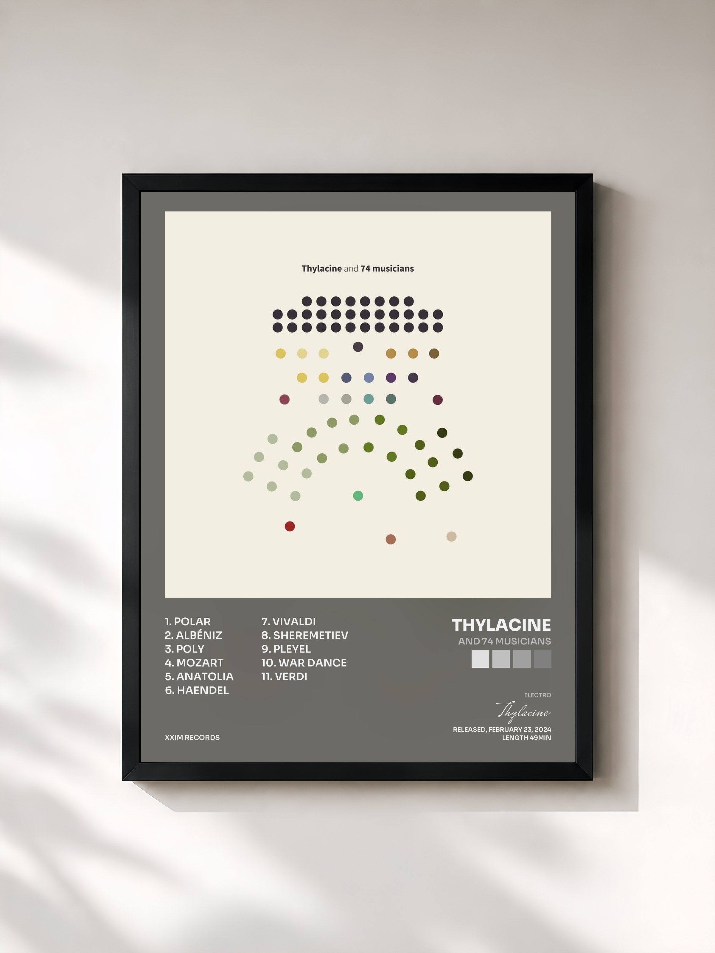 Thylacine · and 74 musicians