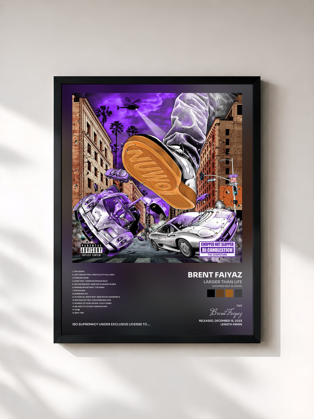 Brent Faiyaz · LARGER THAN LIFE (CHOPPED NOT SLOPPED)